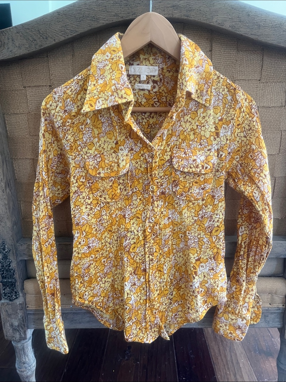 Suzie Kondi floral gauze shirt